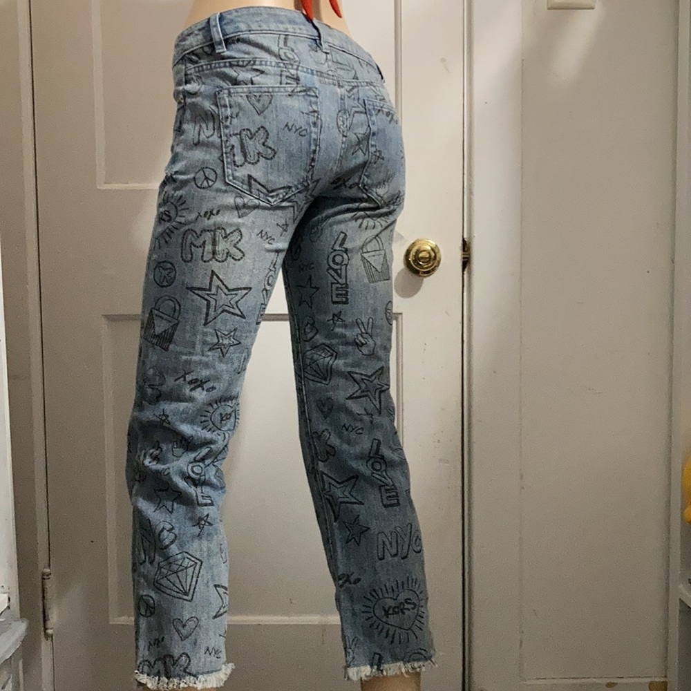 ⭐️Michael Kors Printed Jeans  Sz 00⭐️
